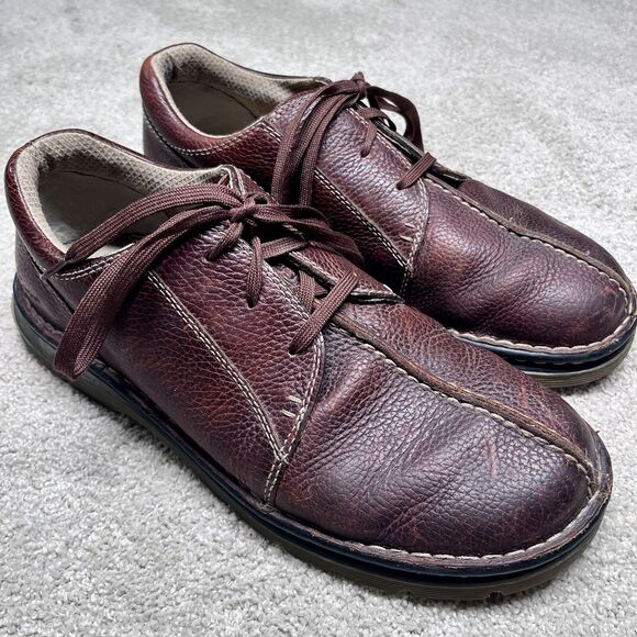 Dr. Doc Martens Ripley Leather Oxford Shoes Mens 11 Brown Split Toe Lace Up main image 10
